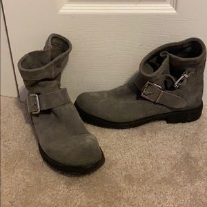 Vince Camuto Gray ankle boots